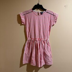 Tommy Hilfiger Red and White Striped Romper